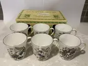 Vintage Regency Bone China Coffee Cups