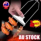 3-Prong Stainless Steel Barbecue Skewers Grilling Skewers BBQ Sticks Kabob KP