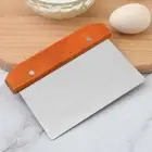 Non-stick Pastry Spatula Wooden Handle Flour Scrapper Dough Cutter Baking