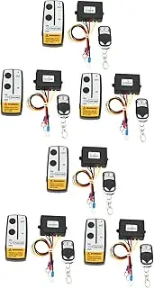 Mellisso 2X 12V 50Ft Wireless Winch Remote Control Set Kit Switch Handset for Truck SUV ATV