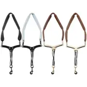 Saxophone Strap Soft Leathers Neck Padded Saxophone Strap Harnesses Neck Bands