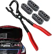 Exhaust Hanger Removal Tool,Muffler Hanger Tool | Vehicle Maintenance With 4 Holes Rubber, Automotive Kit For Car