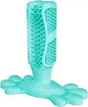 Bite Resistant Dog Toothbrush Pet Molar Tooth Cleaning Brushing Stick Dog Toy Dog Chew Toys Doggy Dental Care Pet Supplies Puppy cleaning expends energy grinding teeth (Color : Lake Blue, Size : L)