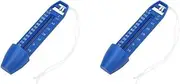 Binxind 2X Swimming Pool Thermometer - Swimming Pool Thermometer - Outdoor and Indoor Spa Thermometer-16.7cm