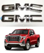 New 2019-2023 GMC Sierra Front Rear Black Chrome Emblem 84364354 WITH Multipro