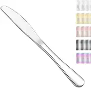 Evanda 12-Piece Stainless Steel Steak Knives Set, Table Knife, Butter Knives, Dishwasher Safe