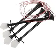 SUPVOX 4 Pcs Garden Light Double Headed LED Street Lamp for Miniature Landscapes Intricate Detailing User Friendly Setup for Architectural Models and Micro Gardens