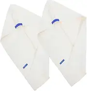 HONMEET 2Pcs Super Absorbent Hair Drying Caps Lightweight Microfiber Hair Turbans for Quick Drying Travel Friendly Hair Wraps for Reducing Hair Dryer Use