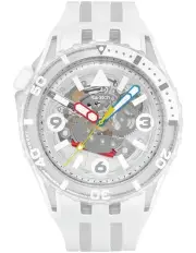 [Swatch] Sscu09K100 Aurelia Aurita Watch in White