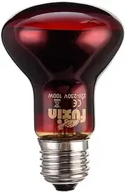OUYAWEI LED Red Reptile Night Light UVA Infrared Heat Lamp Bulb for Snake Lizard Reptile 100w