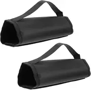 2 Pack Speed Hurdles Storage Carrier Quick Release Carrying Wrapping Lift Handle Organizer Lifter for Agility Hurdle Training Equipment Set Soccer Basketball Football Accessories