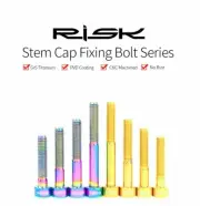 1PCS Titanium Bolt Bicycle Headset Bolt Cap Bolt Bike Parts M6x30/35/40/50mm