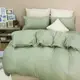 【艾唯家居】單人天絲床包枕套2件組 萊賽爾40支天絲 台灣製(蘋綠)