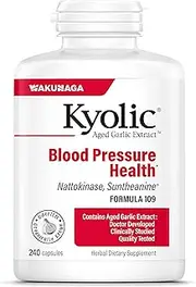 Kyolic Formula 109 Aged Garlic Extract Blood Pressure Health 240 Capsules