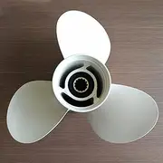 LUMIXE 11 1/8 X 13-G Boat Marine Outboard Propeller Ship 3 Blades Practical, for Yamaha, 40 50HP Aluminum Alloy Boat Propeller