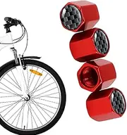 Tire Valve, 4pcs Colored Tire Valve Set, Aluminum Valve Caps, Dust and Rust Proof Tire Valve Stem Caps, Wheel Valve Covers, Anti Leak Rubber Covers for Trucks Bikes Cars and Suvs