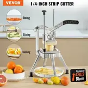 Commercial Vegetable Fruit Chopper 1/4" Blade Heavy Duty Professional Food Dicer Kattex French Fry Cutter Onion Slicer Stainless Steel for Tomato Peppers