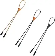 [SHINEOFI] 3Pcs Adjustable Eyeglasses Cords Portable Lost Lanyard for Outdoor Use Stylish Eyeglass Strings for Various Glasses Types