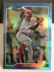 2020 Bowman Heritage Phillies Luis Garcia Blue Refractor 32/99