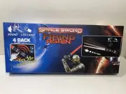 Space Sword Firing Again Lights + Sounds 4 Pack Lightsaber New