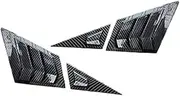 Compatible for Honda Civic Sedan 9th 2012-2014 Front Triangle Window Blind Shades Louver Vent Cover Sticker Trim Car Styling Accessories
