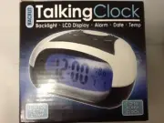 English Talking Speaking LOUD Alarm Clock sound LARGE NUMBERS