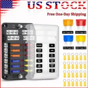 1Pcs Blade Fuse Box Block Holder Kit Waterproof Auto Marine RV 12V 24V