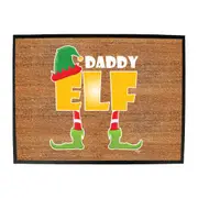 Elf Daddy - Funny Novelty Doormat Man Cave Floor mat