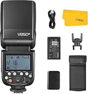 Godox V850III Flash Camera Flash, 76Ws GN60 2.4G 1/8000 HSS Speedlight, 2600mAh Li-ion Battery, Recycle in 1.5s, 450 Full Power Flashes Compatible for Canon Nikon Sony Fuji Panasonic Olympus Cameras