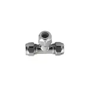 Brasshards 15C x 15C x 15C Chrome Plated Compression Tee LF