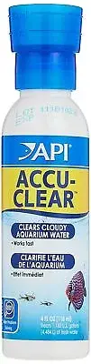 API ACCU-CLEAR Freshwater Aquarium Water Clarifier 4-Ounce Bottle