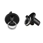 Sun Shade Parts with Ring,Weather Resistance,for Coolaroo End Cap Black