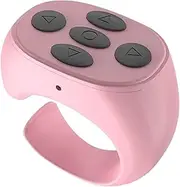 Remote Control Page Turner | Fingertip Page Turner Blue-Tooth Remote Control Scrolling Rings | Fingertip Controller | Rechargeable Wireless Camera Remote Shutter Selfie Button Controller For Phone
