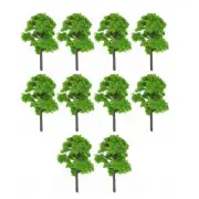 10Pcs Trees Model Train Railroad Wargame-Diorama Scenery Landscape Scale