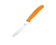 Victorinox Serrated Tomato & Sausage Knife 11cm Orange