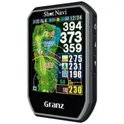 Shot Navi Granz BK Golf GPS Touch Panel Big Letters Ultra Lightweight 54g Made i