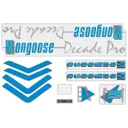 Mongoose - 1988 Decade Pro Decal set - old school bmx