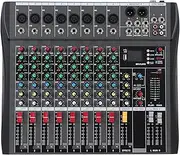 Gearwell Sound Mixer, 8 Channel Audio Console, Bluetooth Mixing Board, Professional Mixer with Debugger AC100-240V