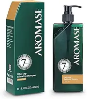 [Aromase] Oily Dandruff Solution Essential Shampoo for Dermatitis, pH5.5, Amino Acid Surfactant, Soothes Itchiness, Relieve Scalp Irritation with GINGER TINCTURE, For Oily Hair, Men & Women 14 Fl Oz