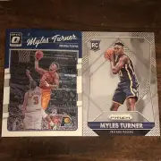 2015-16 Panini Prizm Myles Turner Rookie. 2016 1st Year Optic & Panini Inserts
