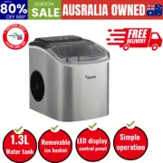 Portable Ice Maker with Ice Cube Scoop 12kg Stainless
