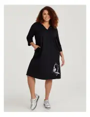 [Taking Shape] Natural Wonderlust Dress in Black