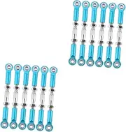 Totority Sets Rc Crawler Upgrade Kit Aluminum Turnbuckle Rods Linkage Turnbuckle Rod Linkage for Monster Pcs