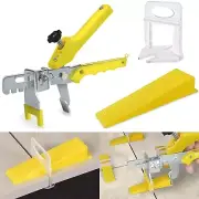 DGSL Tile Leveling System with Tile Plier - 300-Piece Tile Spacers Clips and ...