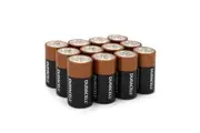 12pc Duracell Coppertop C Size Alkaline Battery Pack Single Use Batteries