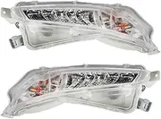 2Pcs for Toyota Camry XLE 2015-2017 Car LED Daytime Running Fog Lamps Turn Signal Light 8151006050/8152006050