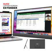 Kleva Portable 15.6" Screen Extender Portable Monitor for Laptop, PC,