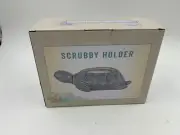 Cracker Barrel Ceramic 6in Turtle Scrubby Holder CC02B30012