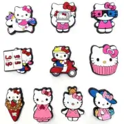 Hello Kitty 10 PCs Shoe Charms for Crocs Bracelets Adorable Sanrio C