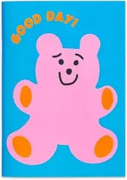 Chic Greeting Life A5 Notebook, Bear MMN-472 Blue